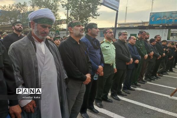 مراسم تاسوعای حسینی در قائمشهر