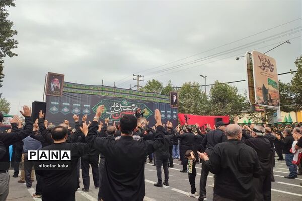مراسم تاسوعای حسینی در قائمشهر
