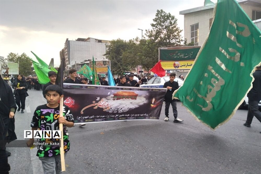 مراسم تاسوعای حسینی در قائمشهر