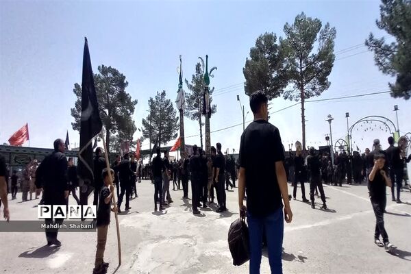 حضور  هیات مذهبی در امامزاده سید محمد(ع) کاشمر