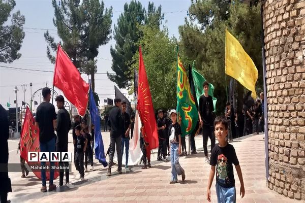 حضور  هیات مذهبی در امامزاده سید محمد(ع) کاشمر