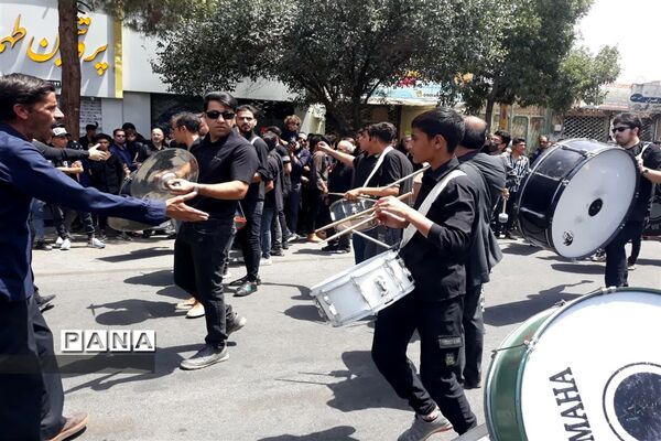 برگزاری مراسم تاسوعا حسینی در شهرستان کاشمر