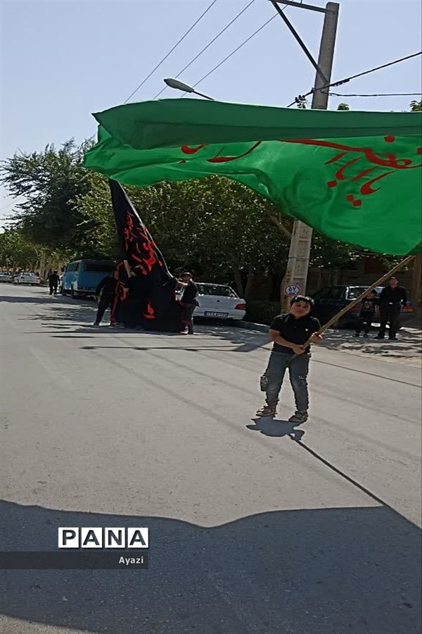 مراسم تاسوعای حسینی در محله عاشق آباد اصفهان