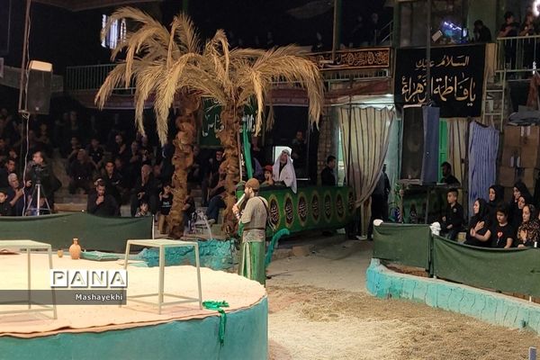 مراسم شبیه خوانی مراسم شهادت حضرت ابالفضل العباس در روز تاسوعا