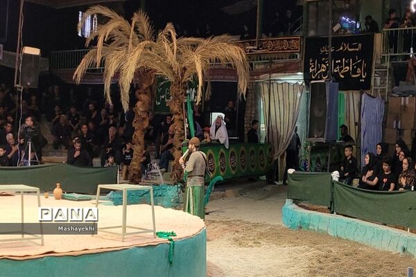 مراسم شبیه خوانی مراسم شهادت حضرت ابالفضل العباس در روز تاسوعا