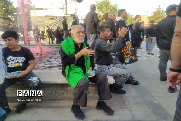 مراسم عزاداری تاسوعای حسینی در شهرستان ورامین