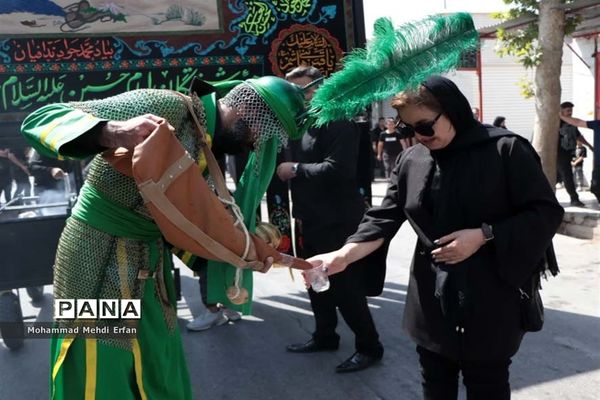 برگزاری مراسم عزاداری امام حسین (ع) در آباده