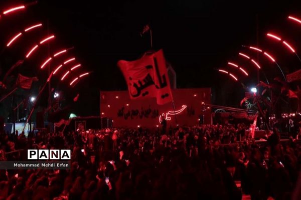 برگزاری مراسم عزاداری امام حسین (ع) در آباده