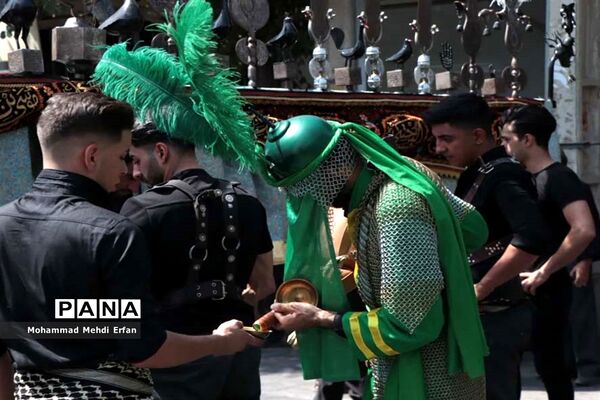 برگزاری مراسم عزاداری امام حسین (ع) در آباده