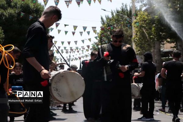 برگزاری مراسم عزاداری امام حسین (ع) در آباده