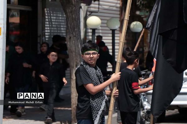 برگزاری مراسم عزاداری امام حسین (ع) در آباده