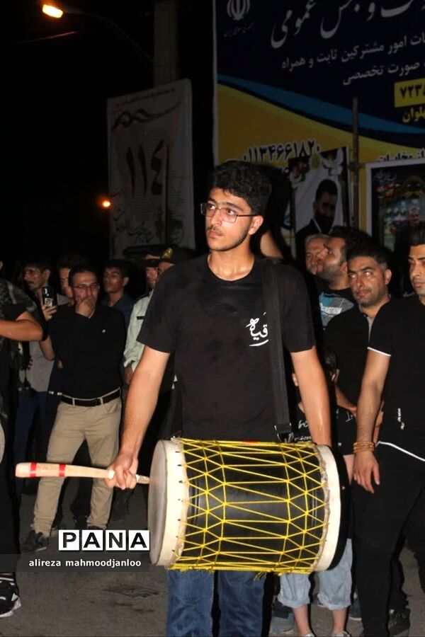 عزاداری شب عاشورا در گلوگاه