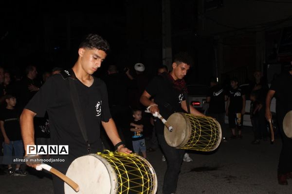 عزاداری شب عاشورا در گلوگاه