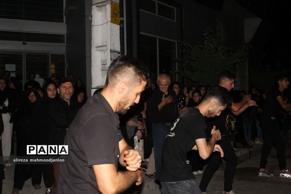 عزاداری شب عاشورا در گلوگاه