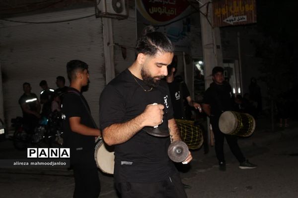 عزاداری شب عاشورا در گلوگاه