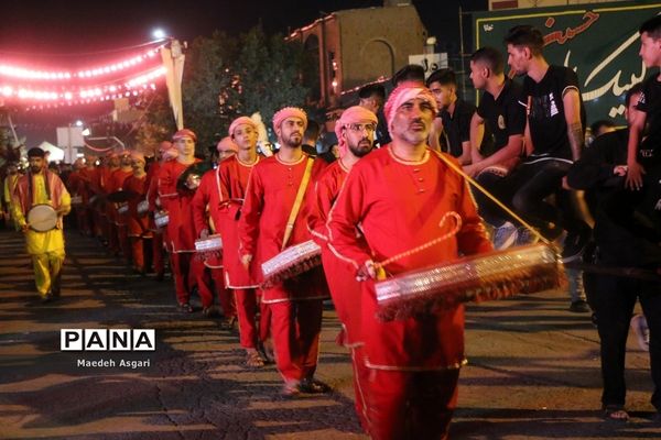 دسته تعزیه‌خوان لشکریان یزید در شب عاشورا