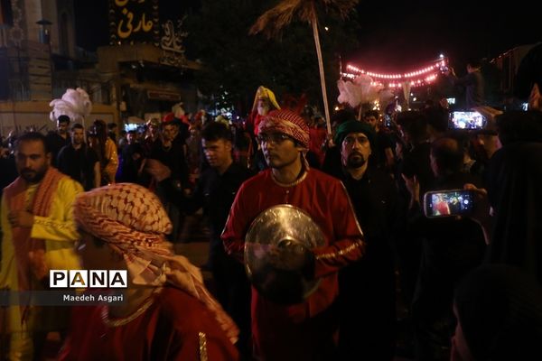 دسته تعزیه‌خوان لشکریان یزید در شب عاشورا