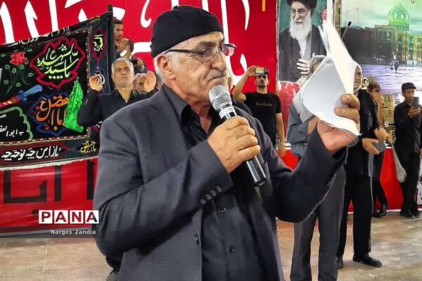 مراسم عاشورای حسینی در گلزار شهدا ملارد