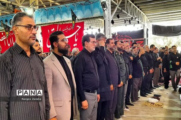 مراسم عاشورای حسینی در گلزار شهدا ملارد