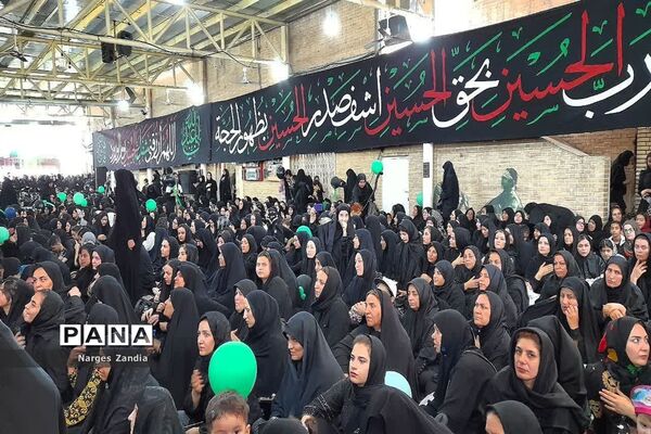 مراسم عاشورای حسینی در گلزار شهدا ملارد
