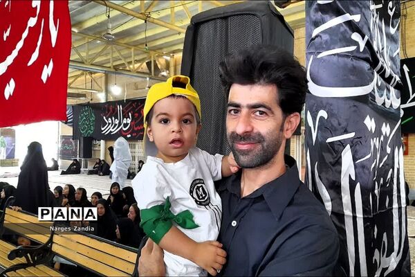 مراسم عاشورای حسینی در گلزار شهدا ملارد