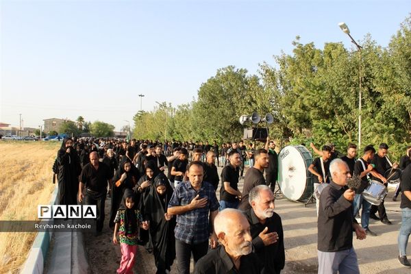 برگزاری مراسم روز عاشورای حسینی در روستای جعفرآباد جنگل بخش جوادآباد