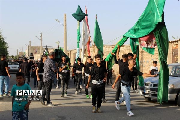 برگزاری مراسم روز عاشورای حسینی در روستای جعفرآباد جنگل بخش جوادآباد