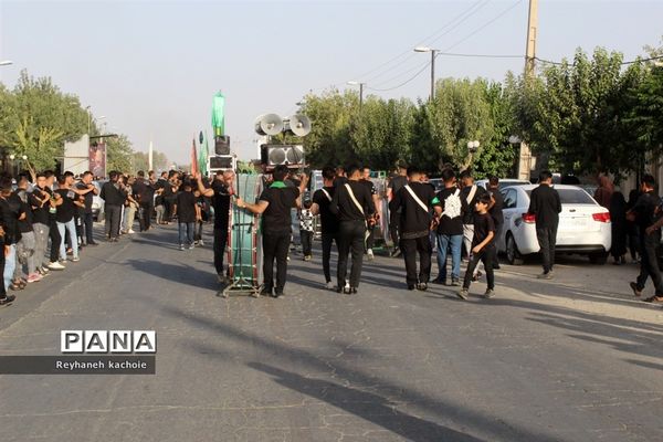 برگزاری مراسم روز عاشورای حسینی در روستای جعفرآباد جنگل بخش جوادآباد
