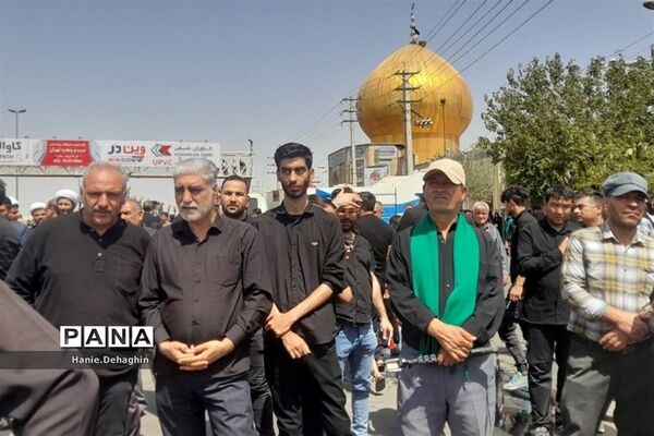 تجمع عزاداران حسینی در امام‌زاده طالب پاکدشت