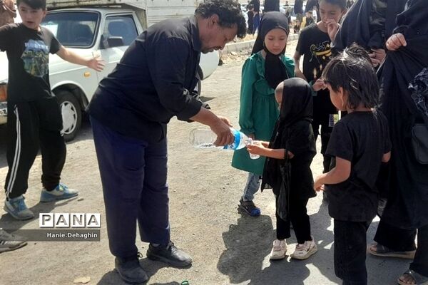 تجمع عزاداران حسینی در امام‌زاده طالب پاکدشت