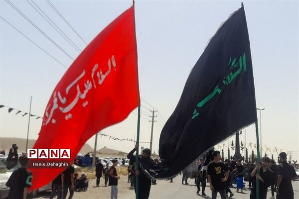 تجمع عزاداران حسینی در امام‌زاده طالب پاکدشت