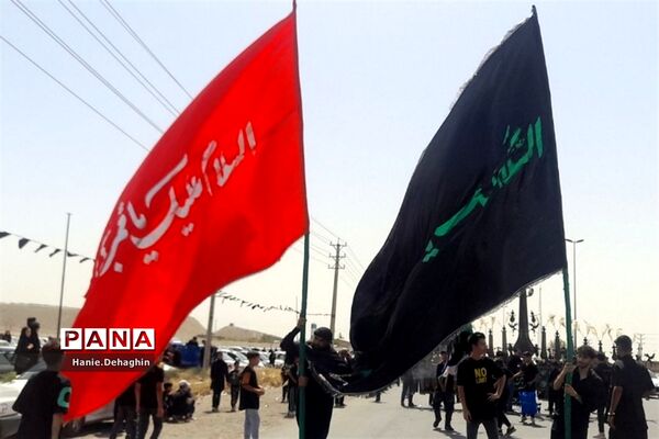 تجمع عزاداران حسینی در امام‌زاده طالب پاکدشت