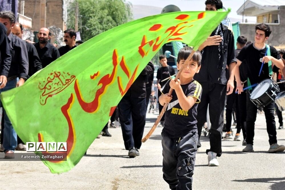 شور عزای حسینی در روستای بابا قاسم