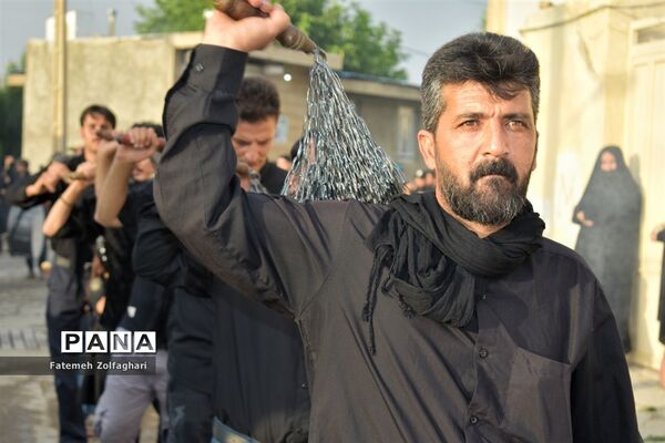 شور عزای حسینی در روستای بابا قاسم