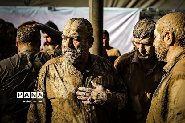 آیین سنتی «گِل مالی» لرستانی‌‎های مقیم تهران
