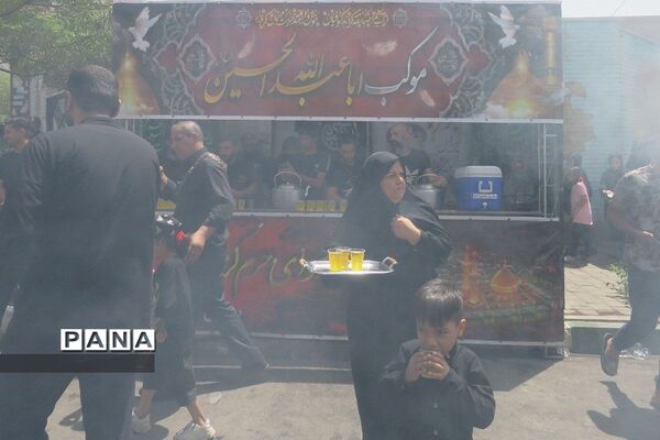 دسته‌های عزاداری ظهر عاشورا در قیامدشت