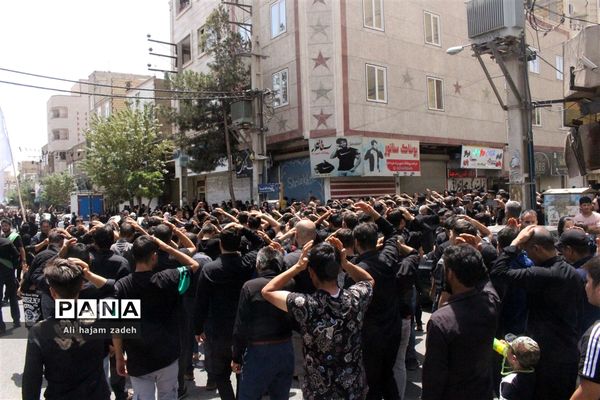 اجتماع بزرگ هیات عزاداری نصیرشهر در عاشورای حسینی