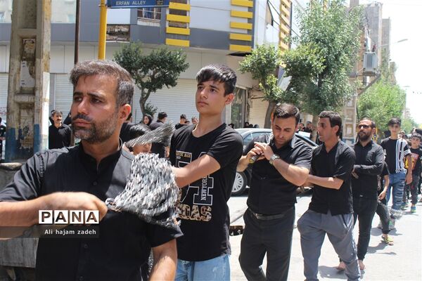اجتماع بزرگ هیات عزاداری نصیرشهر در عاشورای حسینی