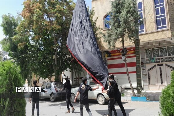 عزاداری سید و سالار شهدا آقا ابا عبدالله الحسین در شهر شهید پرور کوشک