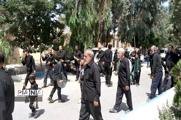 عزاداری سید و سالار شهدا آقا ابا عبدالله الحسین در شهر شهید پرور کوشک