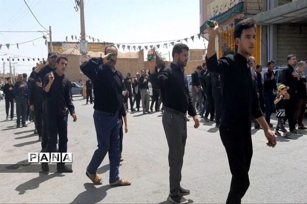 عزاداری سید و سالار شهدا آقا ابا عبدالله الحسین در شهر شهید پرور کوشک