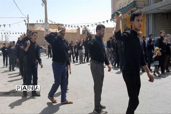 عزاداری سید و سالار شهدا آقا ابا عبدالله الحسین در شهر شهید پرور کوشک