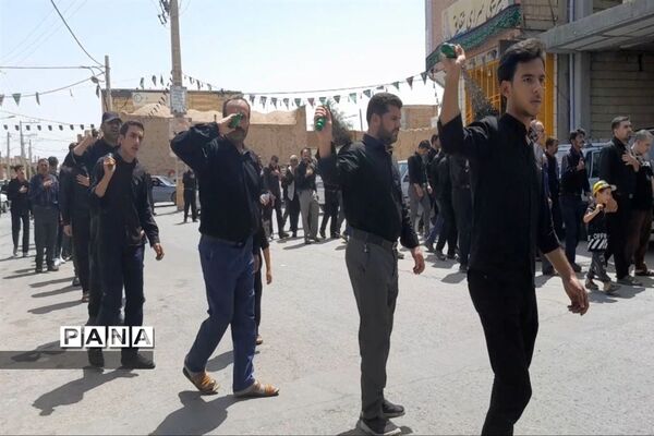 عزاداری سید و سالار شهدا آقا ابا عبدالله الحسین در شهر شهید پرور کوشک