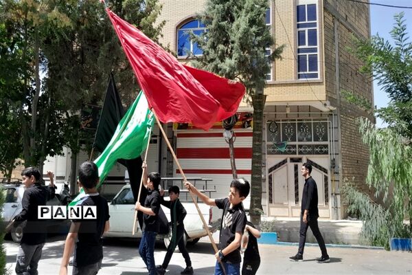 عزاداری سید و سالار شهدا آقا ابا عبدالله الحسین در شهر شهید پرور کوشک