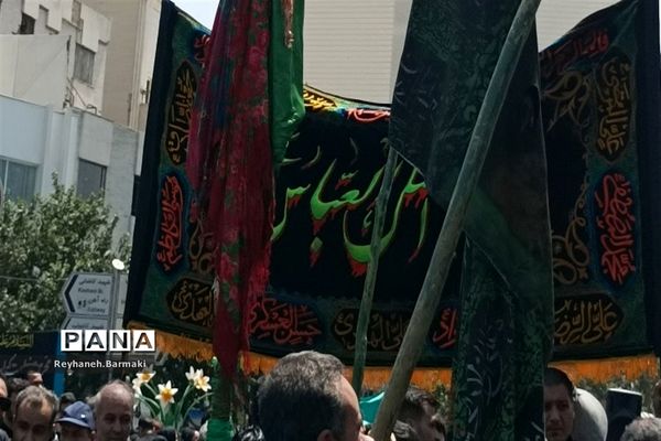 قافله عزاداری صبح عاشورا مشهد مقدس