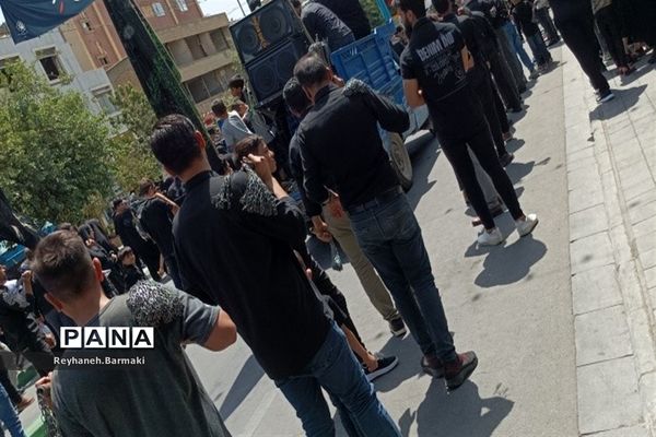 قافله عزاداری صبح عاشورا مشهد مقدس