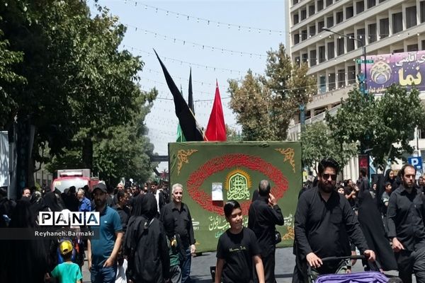 قافله عزاداری صبح عاشورا مشهد مقدس