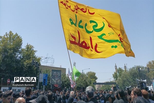 قافله عزاداری صبح عاشورا مشهد مقدس