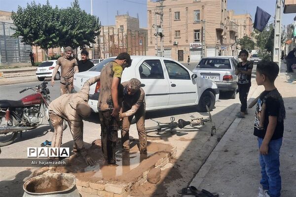 آیین سنتی «گِل مالی» لرستانی‌های ساکن حسن آباد فشافویه