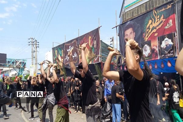 مراسم عزاداری روز عاشورای حسینی در شهرستان محمودآباد